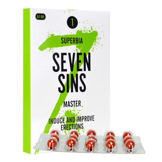Seven Sins - Master - Aphrodisiac For Men - 15 Softgels - UABDSM