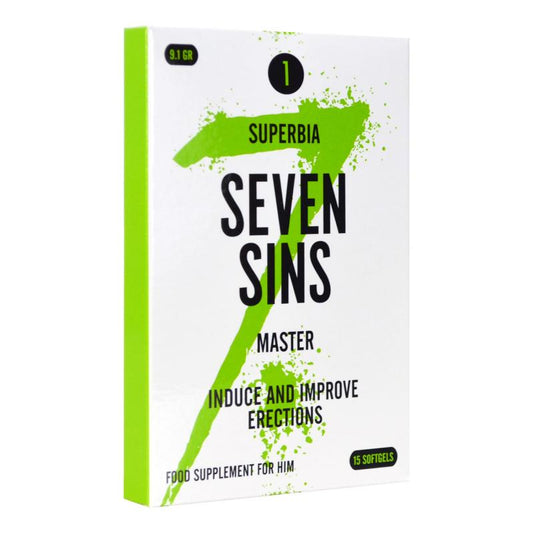 Seven Sins - Master - Aphrodisiac For Men - 15 Softgels - UABDSM