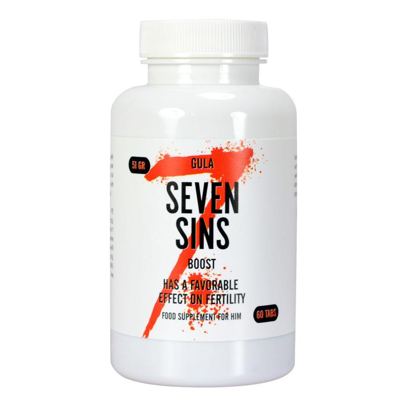 Seven Sins - Boost - More Sperm - 60 Pieces - UABDSM