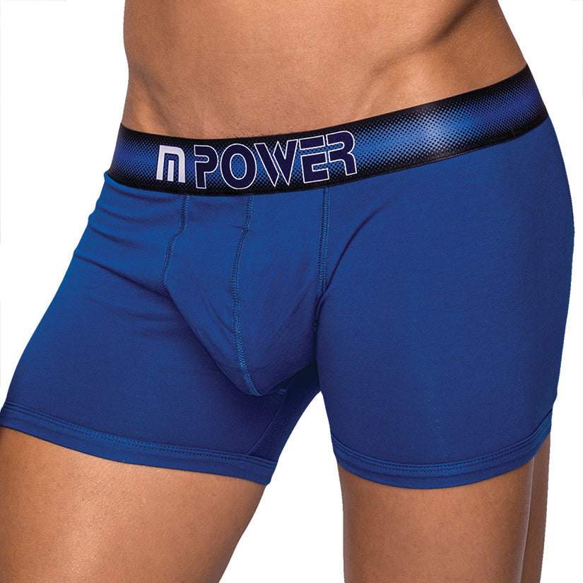 Male Power Pocket Pouch Short w/ Pocket Cavity-Navy Medium - UABDSM