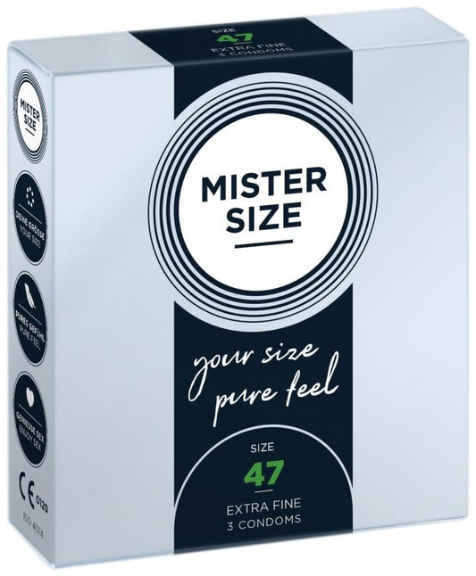 MISTER.SIZE 47 Mm Condoms 3 Pieces - UABDSM