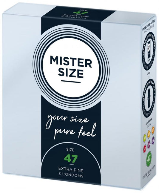 MISTER.SIZE 47 Mm Condoms 3 Pieces - UABDSM