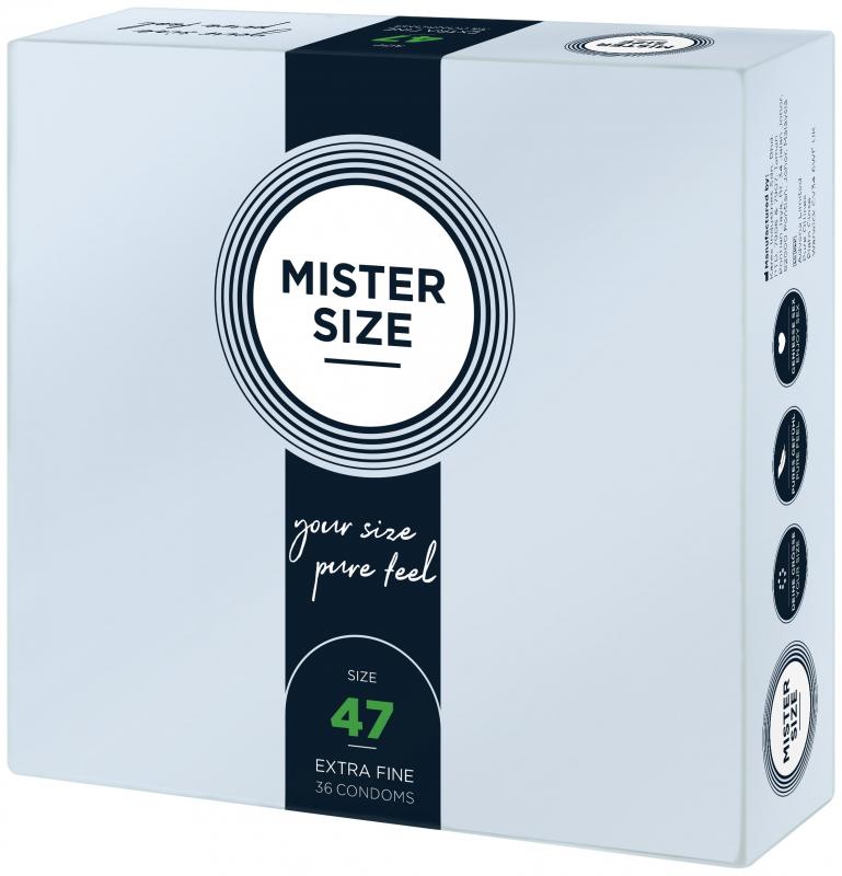 MISTER.SIZE 47 Mm Condoms 36 Pieces - UABDSM