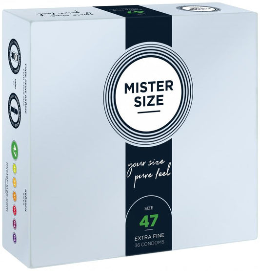 MISTER.SIZE 47 Mm Condoms 36 Pieces - UABDSM