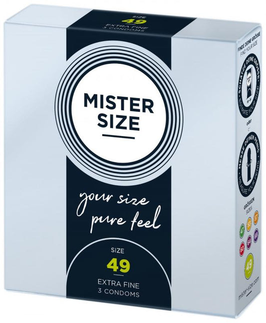 MISTER.SIZE 49 Mm Condoms 3 Pieces - UABDSM