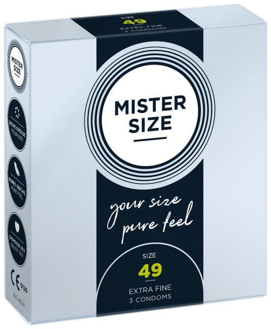 MISTER.SIZE 49 Mm Condoms 3 Pieces - UABDSM