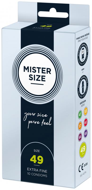 MISTER.SIZE 49 Mm Condoms 10 Pieces - UABDSM