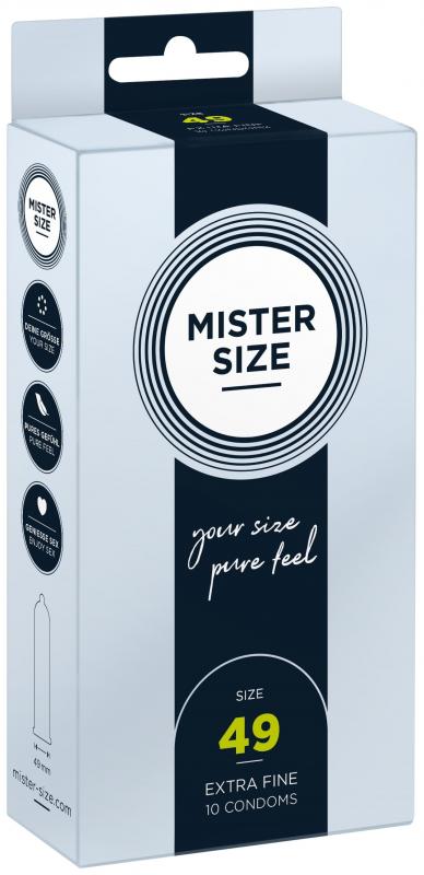 MISTER.SIZE 49 Mm Condoms 10 Pieces - UABDSM