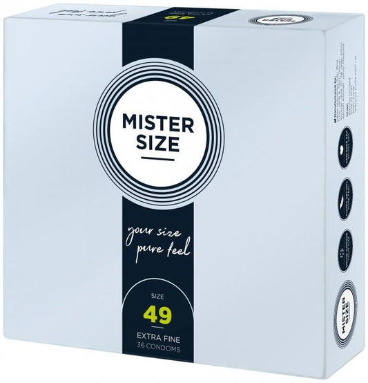 MISTER.SIZE 49 Mm Condoms 36 Pieces - UABDSM