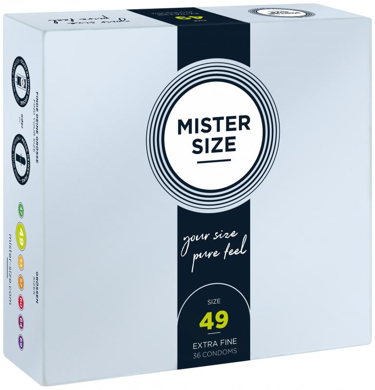 MISTER.SIZE 49 Mm Condoms 36 Pieces - UABDSM