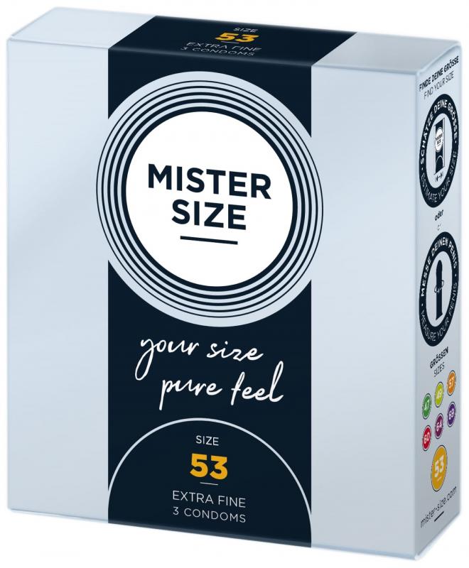 MISTER.SIZE 53 Mm Condoms 3 Pieces - UABDSM