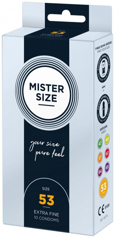 MISTER.SIZE 53 Mm Condoms 10 Pieces - UABDSM