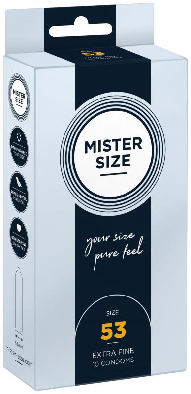 MISTER.SIZE 53 Mm Condoms 10 Pieces - UABDSM