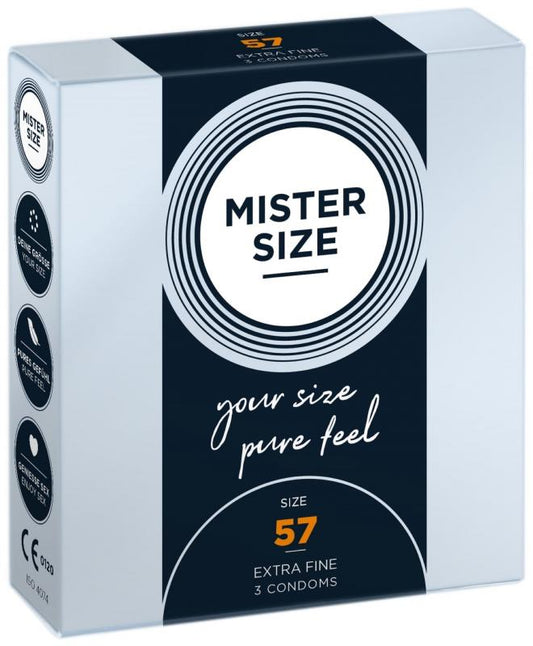 MISTER.SIZE 57 Mm Condoms 3 Pieces - UABDSM