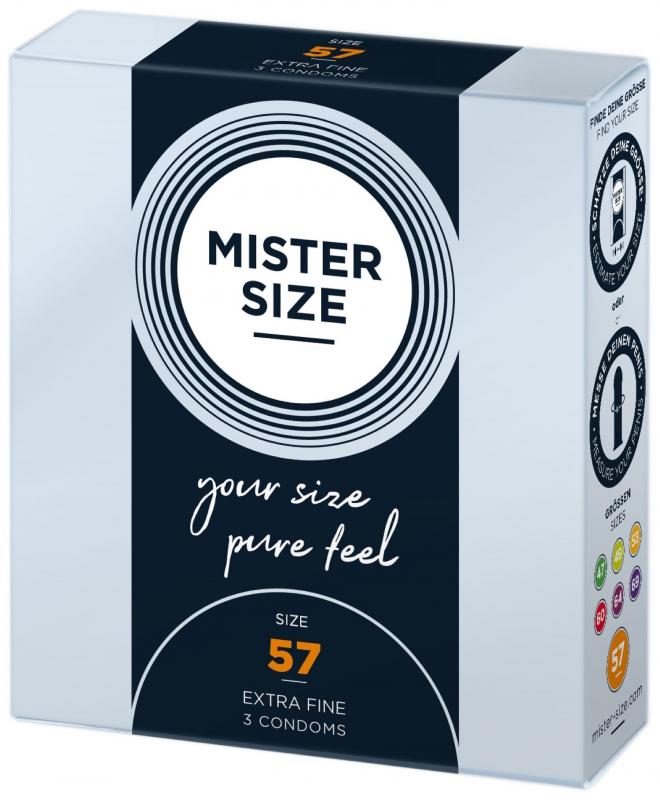 MISTER.SIZE 57 Mm Condoms 3 Pieces - UABDSM