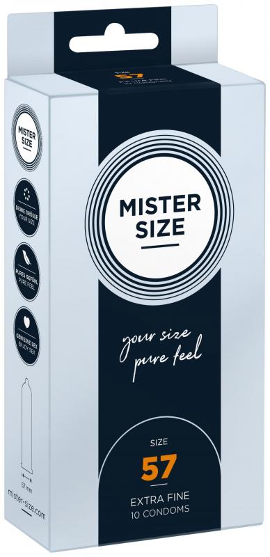 MISTER.SIZE 57 Mm Condoms 10 Pieces - UABDSM