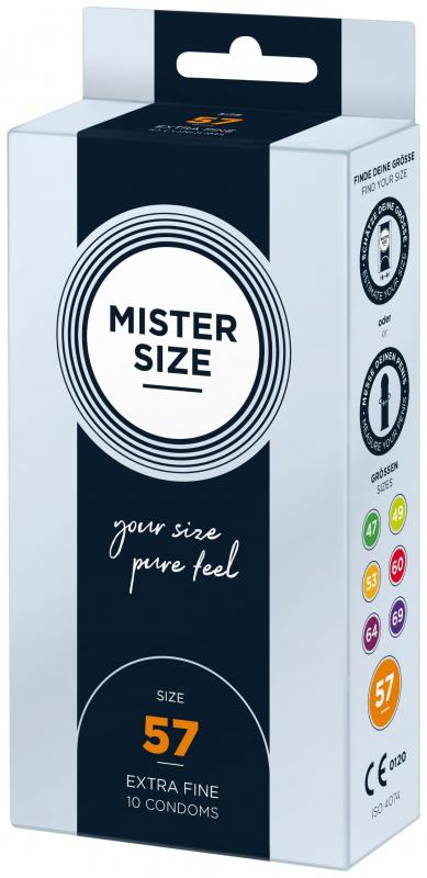 MISTER.SIZE 57 Mm Condoms 10 Pieces - UABDSM