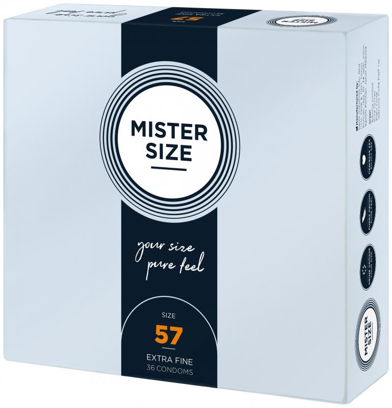 MISTER.SIZE 57 Mm Condoms 36 Pieces - UABDSM