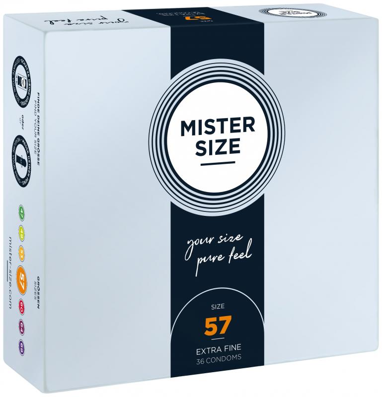 MISTER.SIZE 57 Mm Condoms 36 Pieces - UABDSM