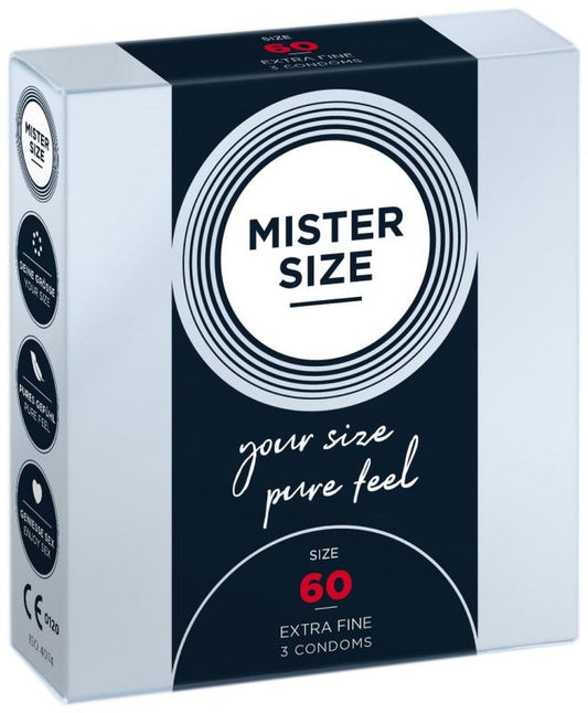 MISTER.SIZE 60 Mm Condoms 3 Pieces - UABDSM