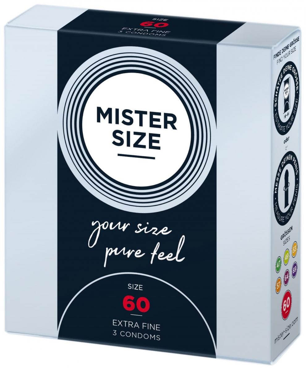 MISTER.SIZE 60 Mm Condoms 3 Pieces - UABDSM