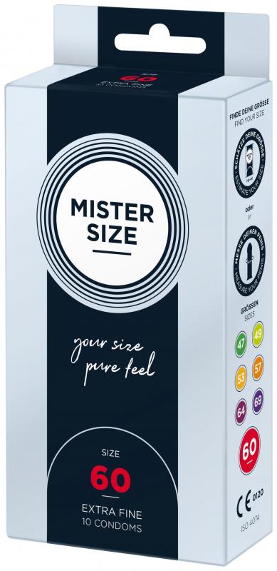 MISTER.SIZE 60 Mm Condoms 10 Pieces - UABDSM