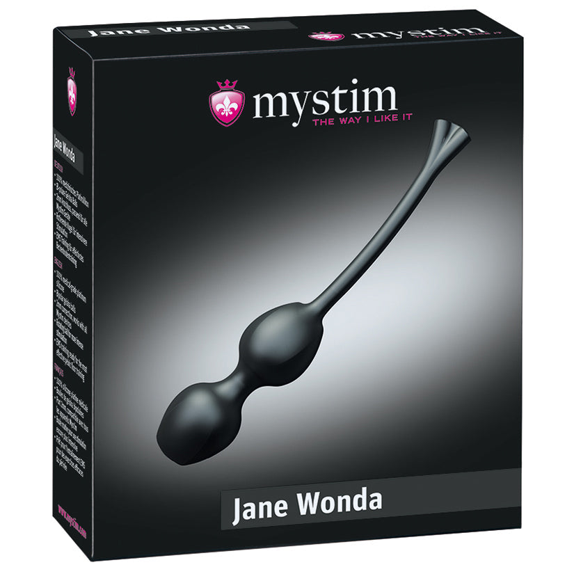 Mystim Jane Wonda E-Stim Geisha Ball Duo-Black - UABDSM