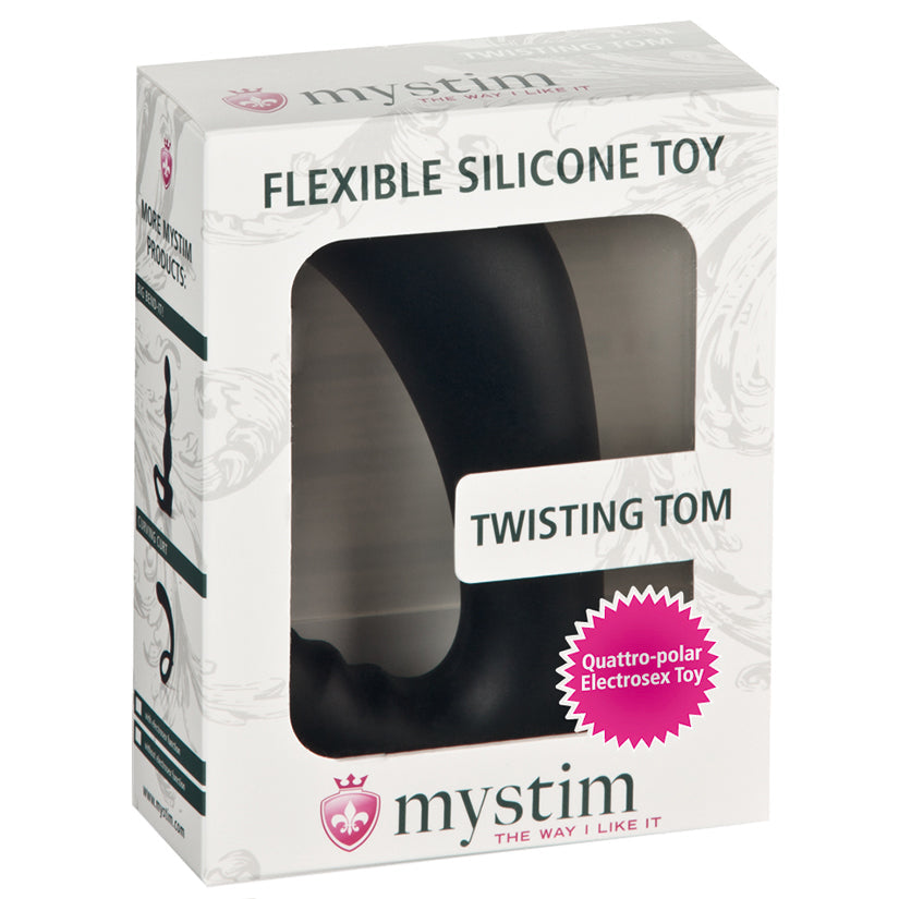 Mystim Twisting Tom With E-Stim-Black - UABDSM