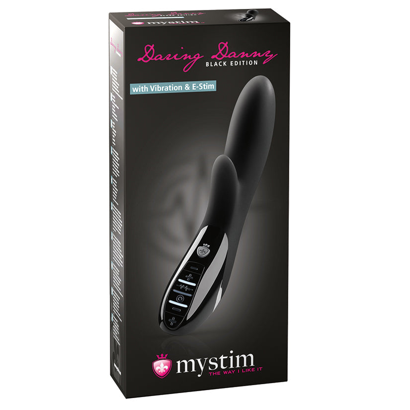 Mystim Daring Danny E-Stim Vibrator-Black Edition - UABDSM