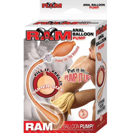 Ram Anal Balloon Pump - Flesh - UABDSM