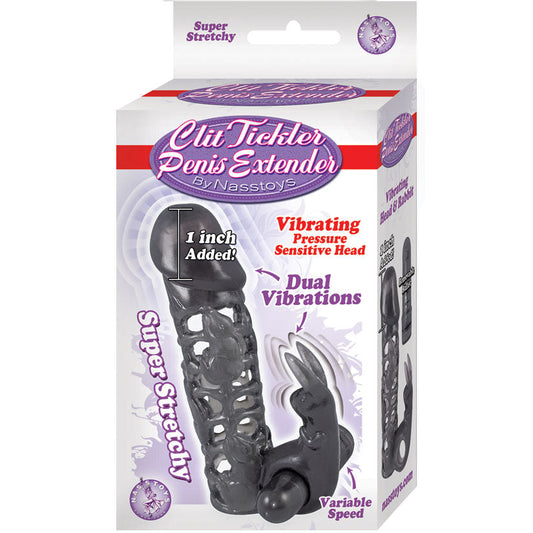 Clit Tickler Penis Extender by Nasstoys-Black - UABDSM