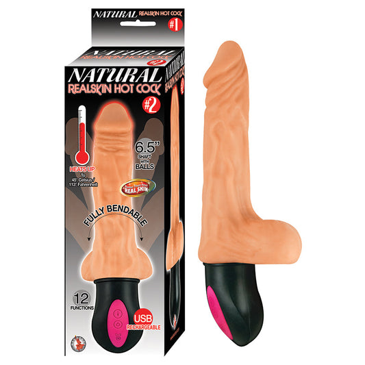 Natural Realskin Hot Cock #2 - Flesh - UABDSM