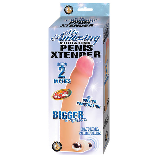 My Amazing Vibrating Penis Xtender-Flesh - UABDSM