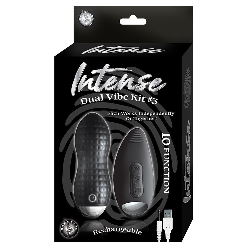 Intense Dual Vibe Kit #3-Black - UABDSM