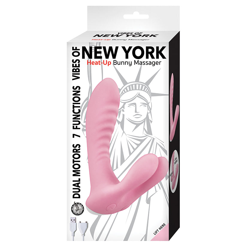 Vibes Of New York Bunny Massager-Pink 6.5 - UABDSM