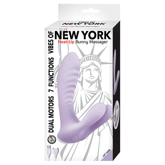 Vibes Of New York Bunny Massager-Lavender 6.5 - UABDSM