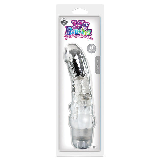 Jelly Rancher 6 Vibrating Massager - Clear - UABDSM