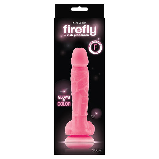 Firefly 5 Pleasure Dildo - Pink - UABDSM
