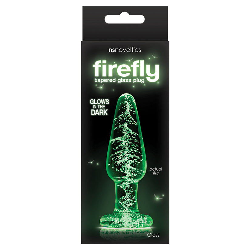 Firefly Glass Tapered Plug-Medium Clear - UABDSM