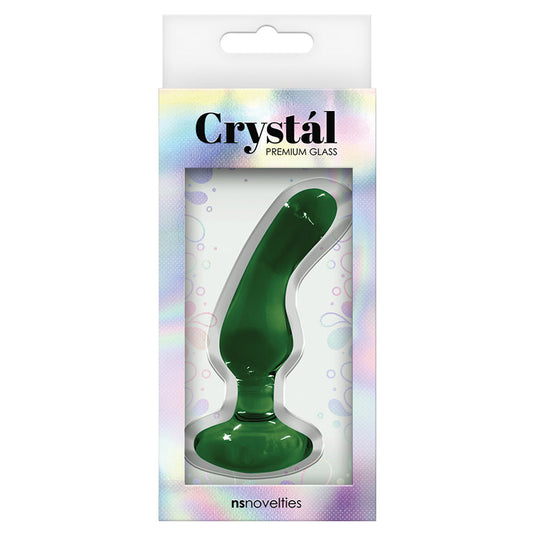 Crystal Premium Glass Angled Plug-Green - UABDSM