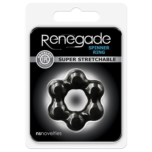 Renegade Spinner Ring-Black - UABDSM