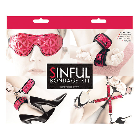 Sinful - Bondage Kit - Pink - UABDSM