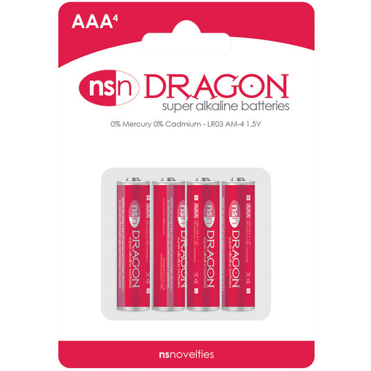 Dragon - Alkaline Batteries - AAA - 4 Pack - UABDSM