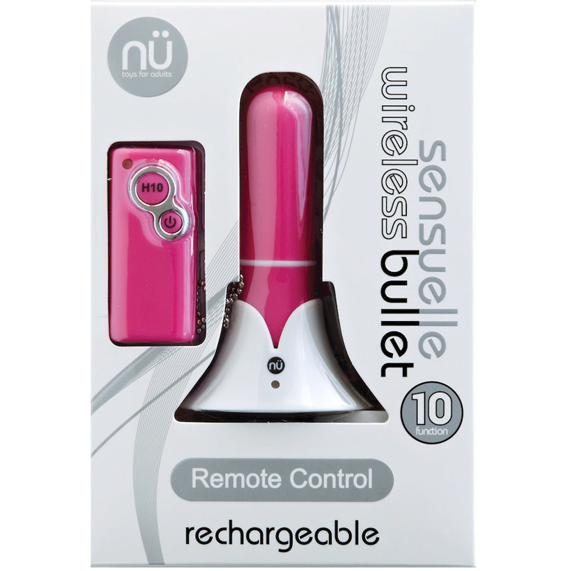 Sensuelle Remote Control Wireless Bullet - Pink - UABDSM