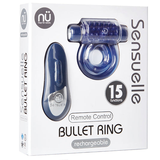Sensuelle Bullet Ring-Blue - UABDSM