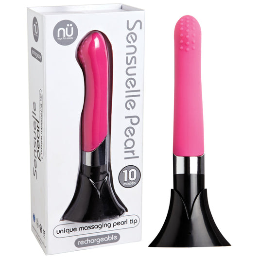 Sensuelle Pearl Rechargeable Vibrator-Pink - UABDSM