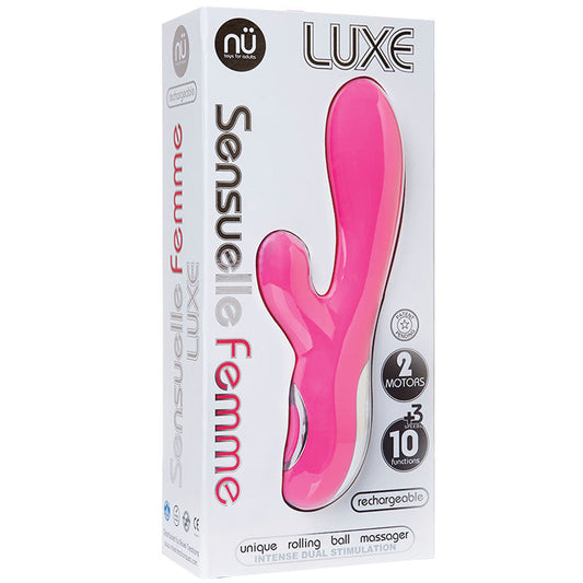 Sensuelle Femme Luxe 10 Function Rabbit Massager - Pink - UABDSM