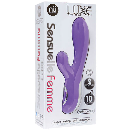 Sensuelle Femme Luxe 10 Function Rabbit Massager - Purple - UABDSM