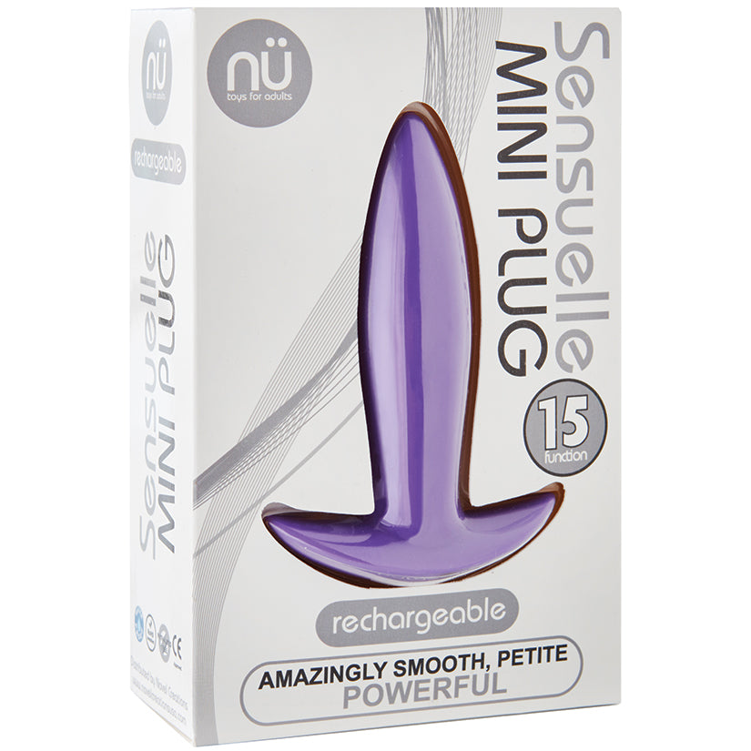 Sensuelle 15 Function Mini Plug - Purple - UABDSM