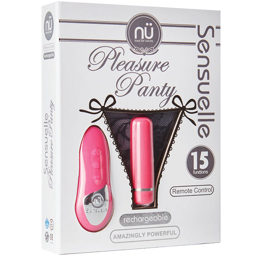 Sensuelle Pleasure Panty - Pink - UABDSM